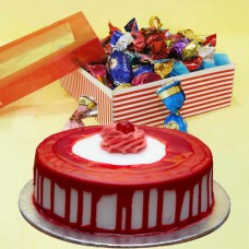 cake and chocolates box